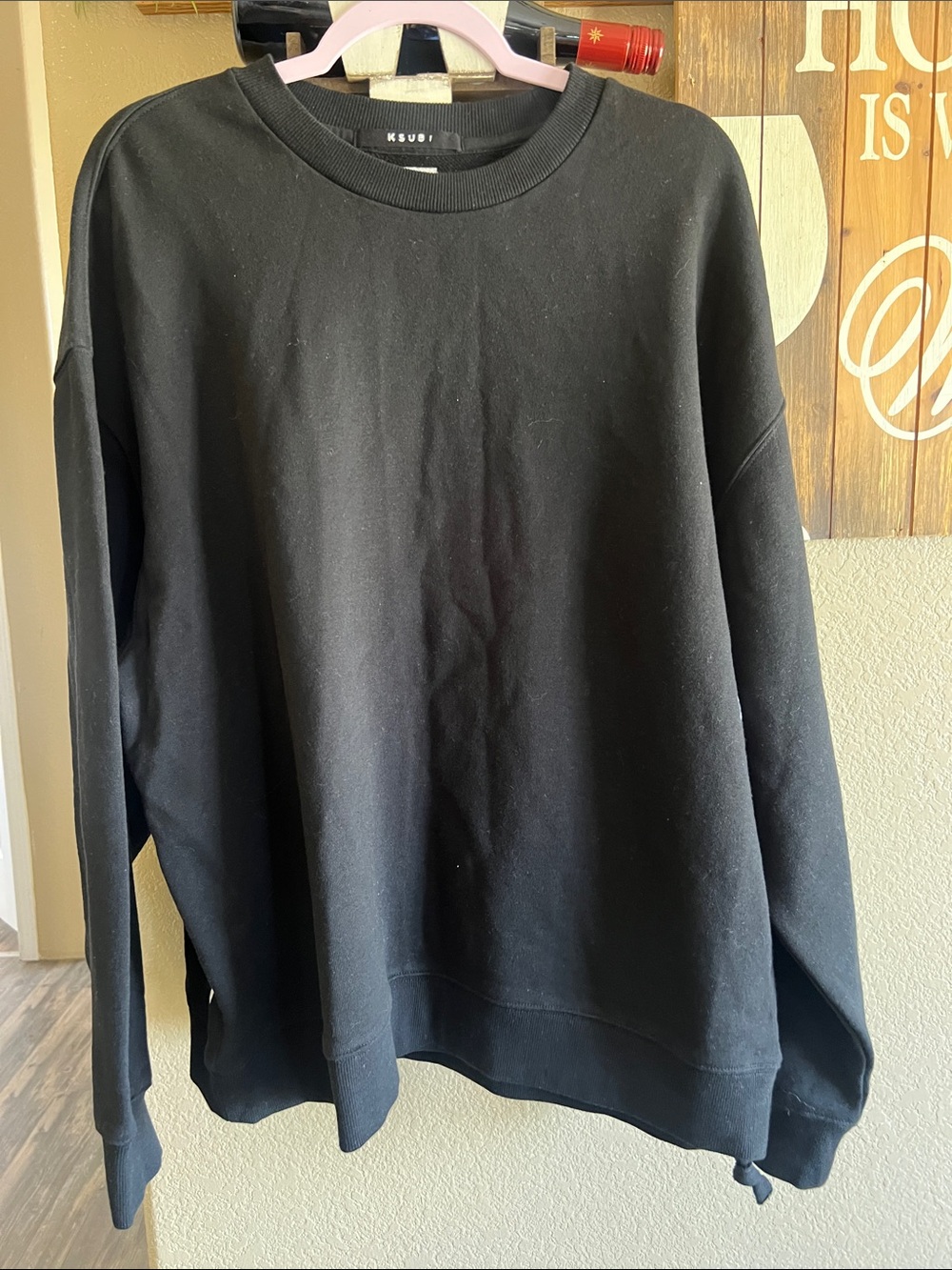 Ksubi Black Crewneck Sweatshirt - Classic Minimal Design